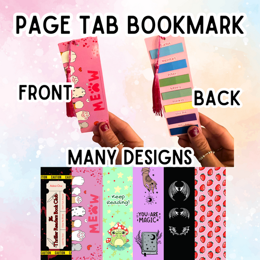 Bookmark with Page Tabs